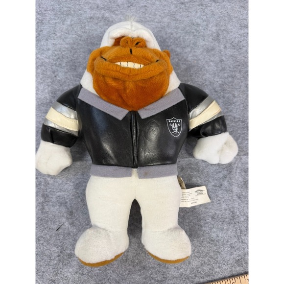 Play By Play Other - 2001 NFL Oakland  / Las Vegas Raiders Plush Stuffed Gorilla Team Jacket  9" RARE